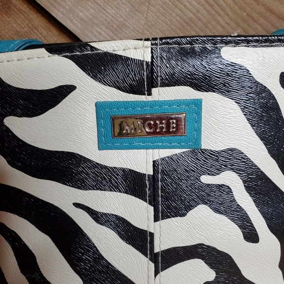 Miche classic wraparound shell Zoe blue zebra - Picture 2 of 11